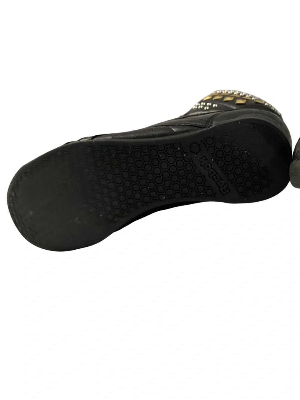 Reebok Freestyle Hi Gold Studded Alicia Keys Double Bubble Shoes Women's 6.5